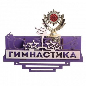 Медальница с полкой "Гимнастика"