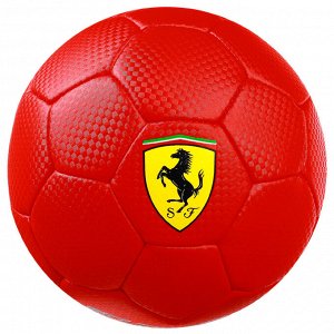 Мяч футбольный FERRARI, размер 2, PU, цвет красный