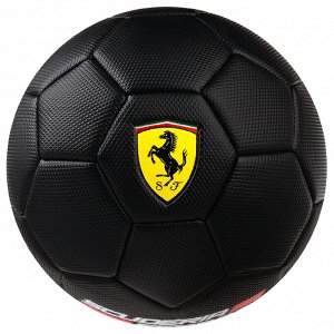 Мяч футбольный FERRARI, размер 3, PVC, цвет чёрный