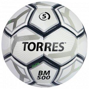 Мяч футбольный Torres BM 500, F30085, размер 5, ручная сшивка