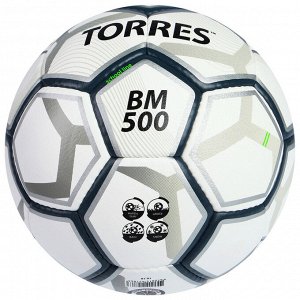 Мяч футбольный Torres BM 500, F30085, размер 5, ручная сшивка