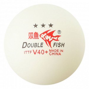 Мячи для настольного тенниса Double Fish, 3 звезды, 10 шт., диаметр 40+