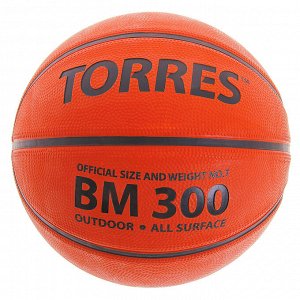 Мяч баскетбольный Torres BM300, B00017, размер 7