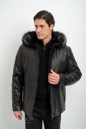 кожаная куртка - дублёнка