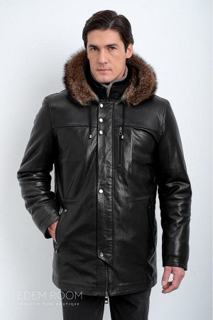 кожаная дублёнка из Турции