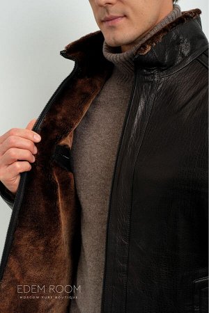 короткая куртка - дублёнка