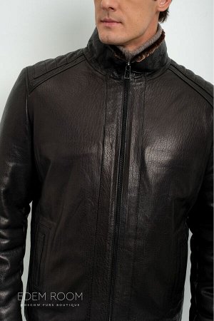 короткая куртка - дублёнка