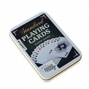СИМА-ЛЕНД Карты игральные бумажные &quot;Poker range&quot;, 2 колоды по 54 шт, 5 кубиков, 25мкр, 8.8х5.7 см