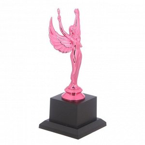 Фигура «Женщина с факелом», розовая, 18,5 х 7,3 х 7,3 см