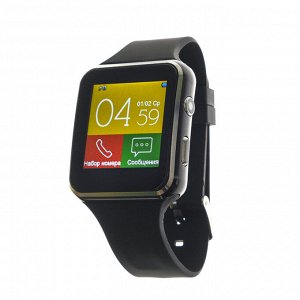 Смарт-часы Smarterra SmartLife NEO, 1.54", IPS, IP54, Bt3.0, microSIM, 380мАч, чёрные