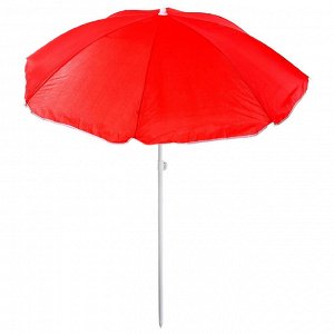 Зонт пляжный «Классика» с механизмом наклона, d=150 cм, h=170 см, МИКС