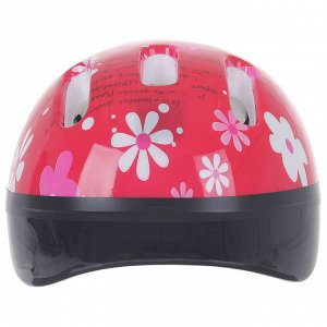 Шлем защитный OT-SH6 детский, размер S (52-54 см), цвет красный
