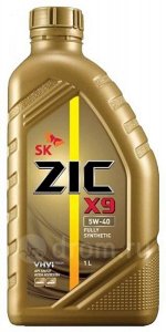 ZIC X9 SN/CF (ACEA A3/B3/B4) 5w40 1л (универсальное, полностью синтетика)