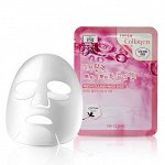 3W Clinic Маска-салфетка 23 гр с коллагеном (Collagen)