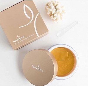 Патчи с коллагеном и золотом увеличенного размера -BeauuGreen Collagen&Gold Hydrogel Eye Patch /Big Type, 30pair -
