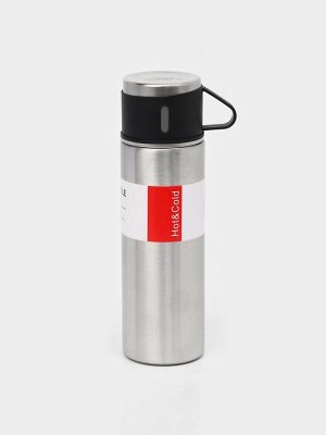 Термос «Мастер К», 500 мл, сохраняет тепло 8 ч, с кружкой, нержавеющая сталь