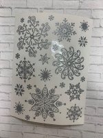 Наклейки на прозрачной виниловой основе на листе А4