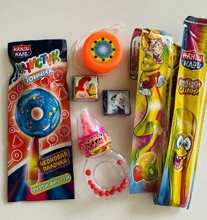 Подарок сладости+игрушка йо-йо