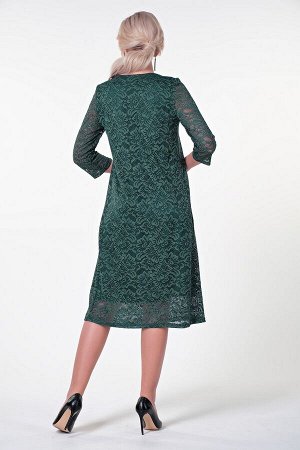 Платье Алана №1. Цвет:зеленый
