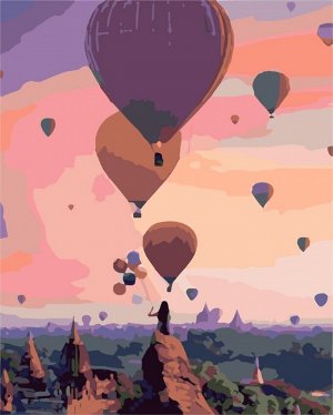 Картина по номерам Воздушные шары