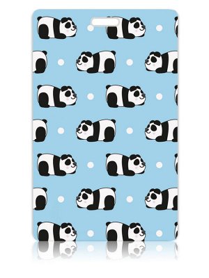 Держатель для карт Blue Panda pattern (6,5 х 10,4 см)