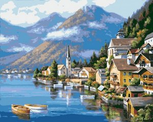 Картина по номерам Альпийская деревня