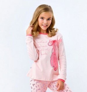 104648 Пижама для девочек. Розовый персик