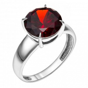 Серебряное кольцо с фианитом 1000-0386-GR