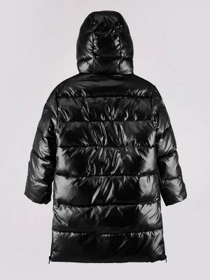 Пальто зимнее для девочки Amarobaby FANCY, черный