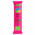 Льняной батончик FLAX с клюквой, Компас, Здоровья, 30 гр