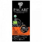 Органический шоколад Pacari Лос Риос 72%, 50 гр