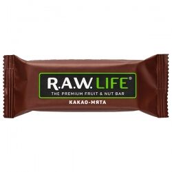 Батончик R.A.W. LIFE "Какао-мята", 47 гр