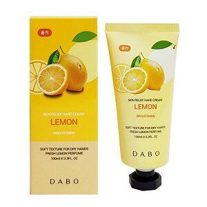 Dabo skin relief hand cream Lemon Освежающий и питательный крем для рук с экстрактом лимона