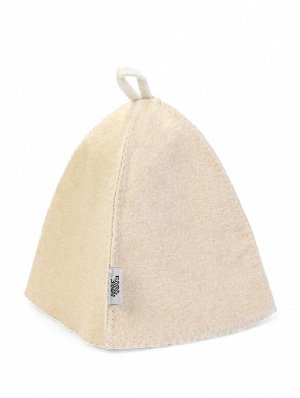 Шапка для бани и сауны «Лучшие супруги», Шерсть 30%, полиэфир 70%, светлая, набор 2 шт., Банная забава