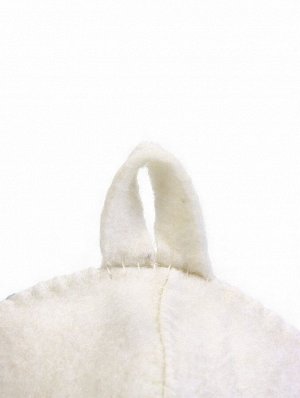 Шапка для бани и сауны, с принтом «С новым годом! Дед Мороз с веником и бокалом », полиэфир 70%, шерсть 30%, «Банная забава»