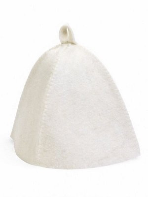 Шапка для бани и сауны, с принтом «С новым годом! Дед Мороз с веником и бокалом », полиэфир 70%, шерсть 30%, «Банная забава»