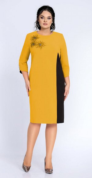 Платье Jersey 1835 желтое