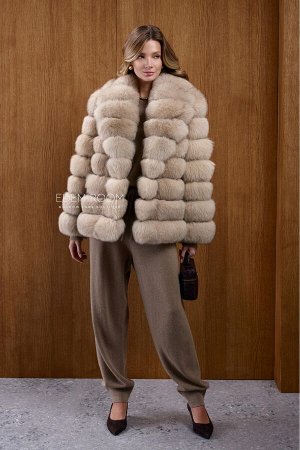 короткая шубка из финского песца