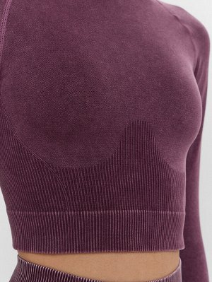 Джемпер женский для занятий спортом бордовый