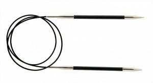 41167 Knit Pro Спицы круговые Karbonz 3,75мм/60см, карбон, черный