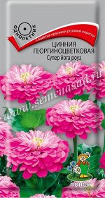Цинния георгиноцветковая &quot;Супер йога роуз&quot;