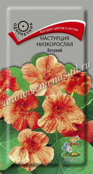Настурция низкорослая Везувий (ЦВ) ("1) 1гр.