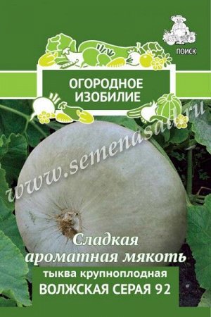 Тыква крупноплодная Волжская серая 92 (Огородное изобилие) 2гр