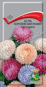 Астра (однолетняя) королевский размер Смесь окрасок (ЦВ) (&quot;1) 0,1гр.