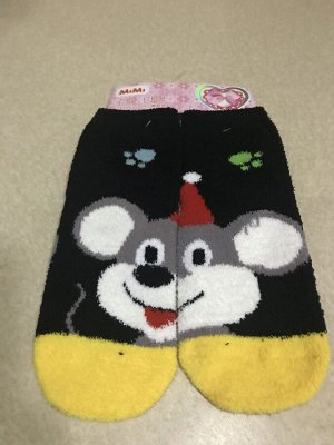 Махровые носки "Мышь"