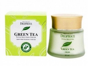 920859 DEOPROCE Premium Green Tea Total Solution Cream крем для лица с экстрактом зеленого чая