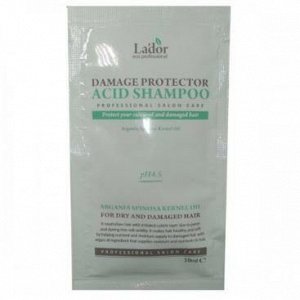 Шампунь с аргановым маслом и коллагеном LADOR DAMAGE PROTECTOR ACID SHAMPOO, 10мл