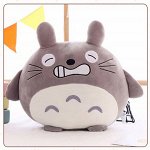 Мягкая игрушка-подушка Японский герой мультфильма «Мой сосед ТОТТОРО» (Серый цвет)