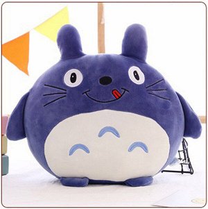 Мягкая игрушка-подушка Японский герой мультфильма «Мой сосед ТОТТОРО» (Синий цвет)