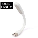 Белый Удобный USB светильник на все случаи жизни.